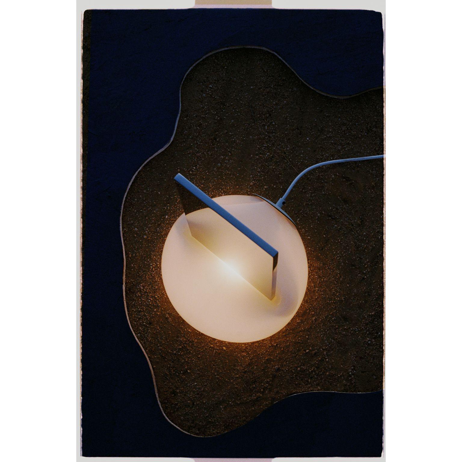 Américain Lampe miroir en forme de coussin par Nick Pourfard en vente