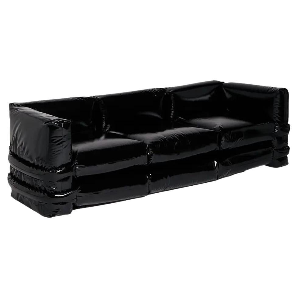 Pillow Modular Three-Seater Sofa X Kassl in Lacquer Cotton by Muller Van Severen