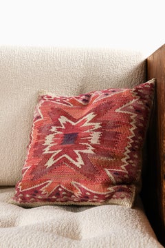 Pillow, 'Nejlikan Röd', in Wool by Barbro Nilsson, 1950
