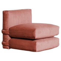 PILLOW SOFA BY Muller Van Severen, Corduroy, Coral, Central Module