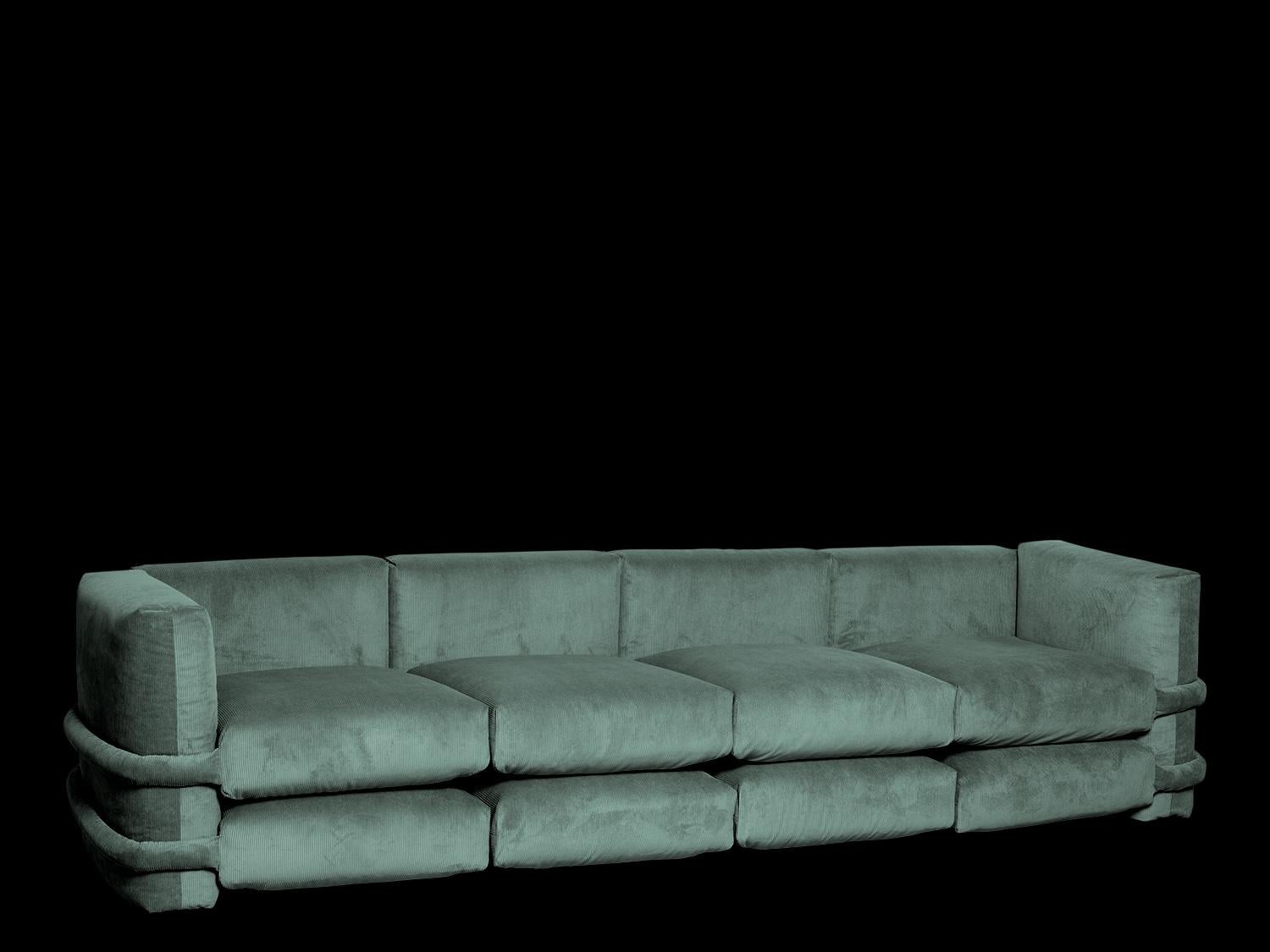 Das Pillow Sofa ist ein Entwurf von Muller Van Severen und wird von BD präsentiert. Dieses Sofa wurde zu einem neuen spielerischen und modularen System weiterentwickelt. Die einzelnen Kissen sind knackig und farbenfroh und eignen sich perfekt, um