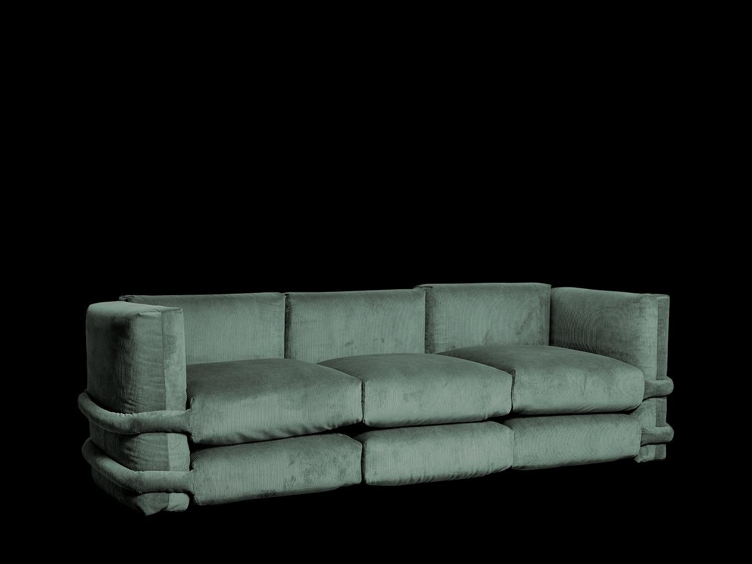 Le canapé Pillow est conçu par Muller Van Severen et présenté par BD. Ce canapé a été amélioré dans un nouveau système ludique et modulaire. Les coussins indépendants sont nets et richement colorés, parfaits pour être assemblés afin de créer une