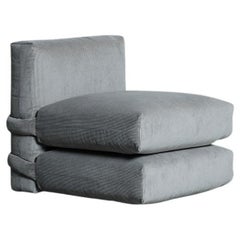 PILLOW SOFA BY Muller Van Severen, Corduroy, Grey, Central Module