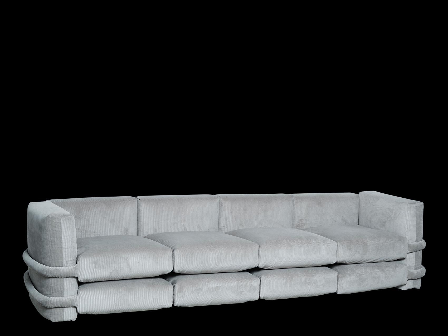 Das Pillow Sofa ist ein Entwurf von Muller Van Severen und wird von BD präsentiert. Dieses Sofa wurde zu einem neuen spielerischen und modularen System weiterentwickelt. Die einzelnen Kissen sind knackig und farbenfroh und eignen sich perfekt, um
