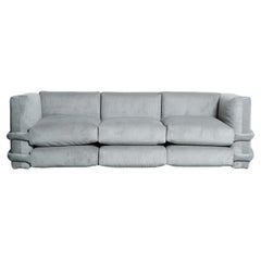 PILLOW SOFA BY Muller Van Severen, Corduroy, Grey, Three-Seaters
