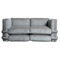 PILLOW SOFA BY Muller Van Severen, Corduroy, Grey, Two-Seaters