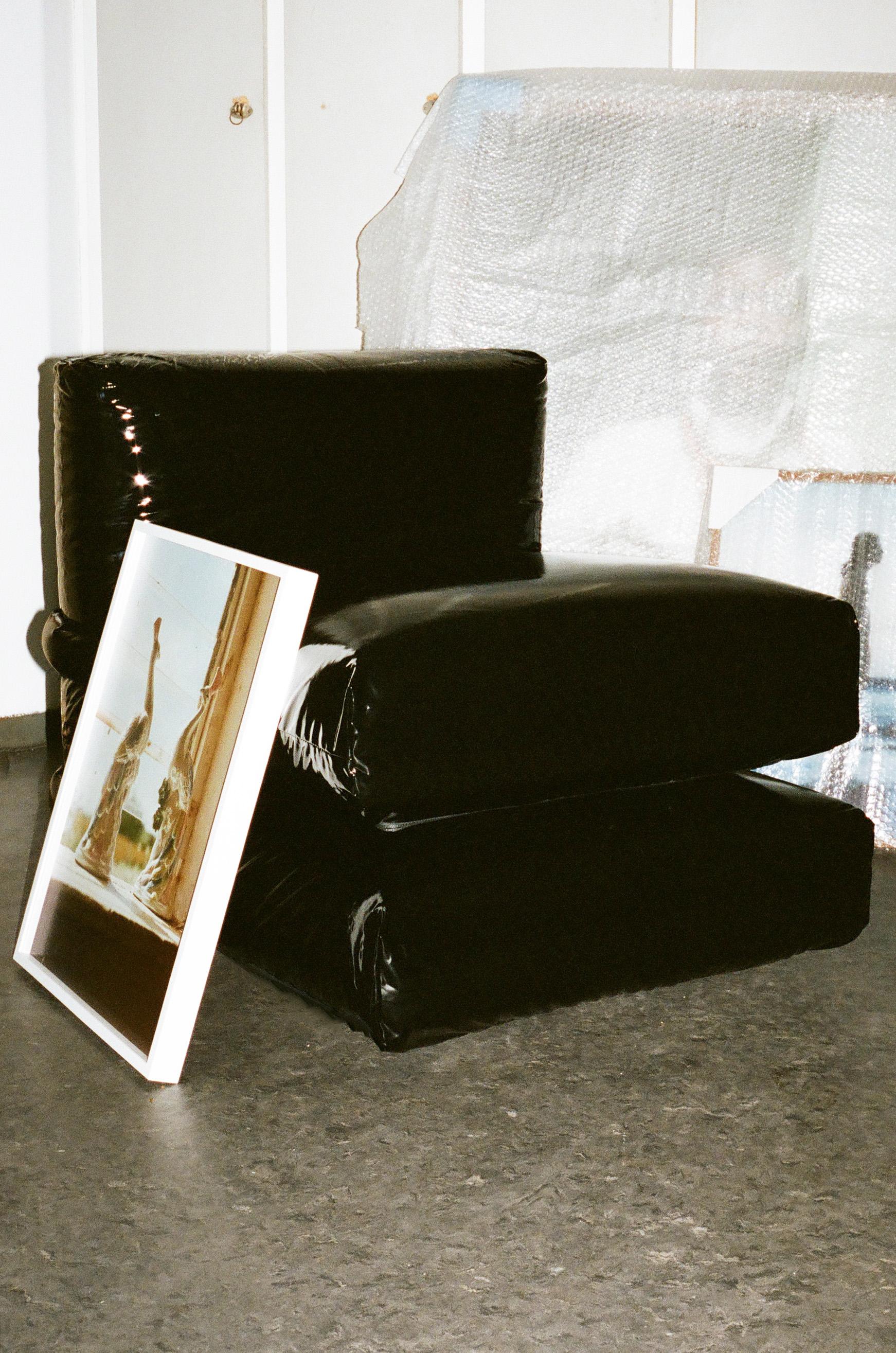 Coton Pillow Sofa x KASSL, Muller Van Severen, coton laqué, Module d'angle en vente
