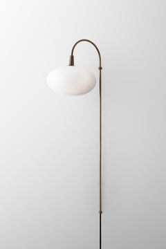 Kissen-Wandleuchter, LED, Messing, mit geblasenem Glas, 'mama'