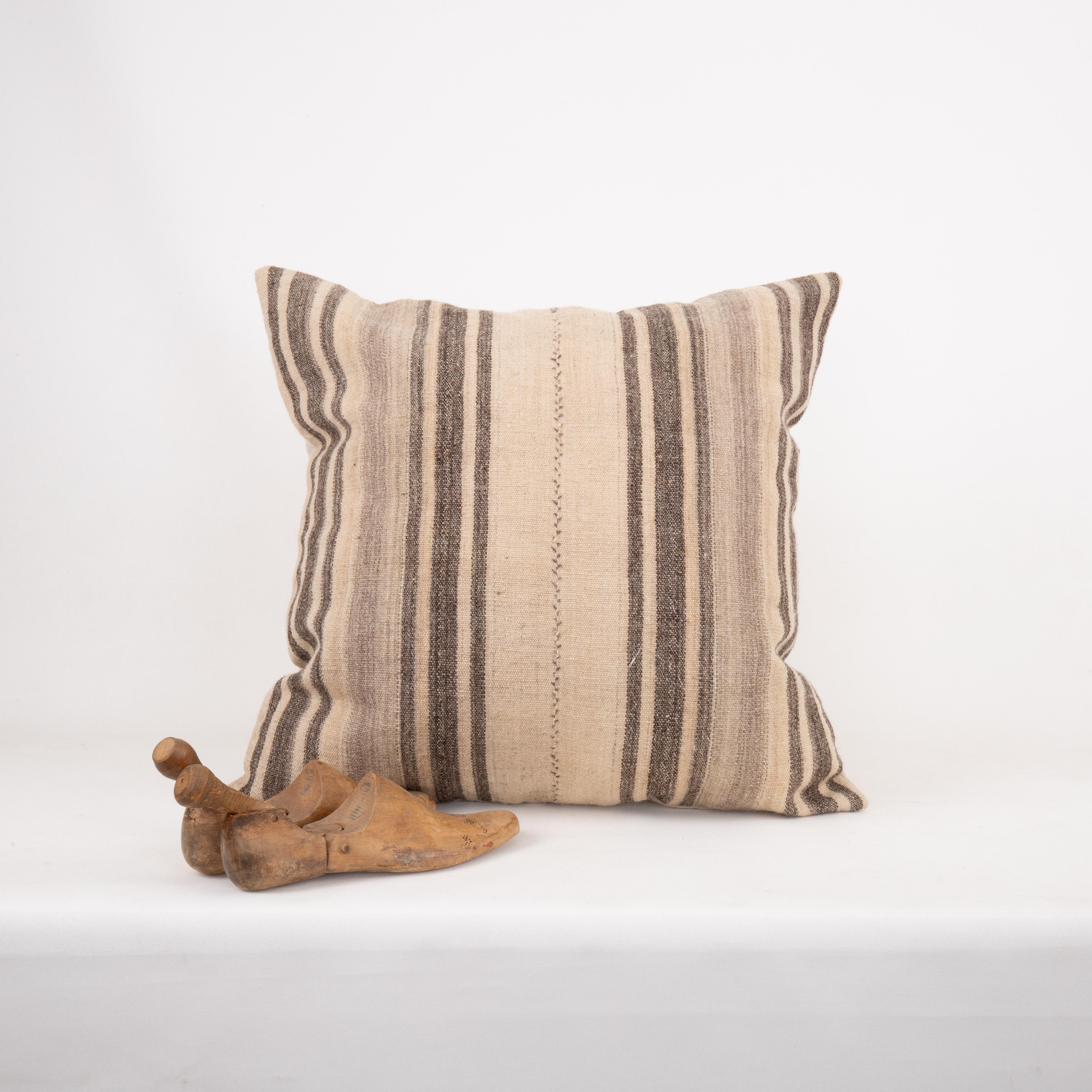 Hand-Woven Pillowcase does not come with an insert. Linen in the back. Zipper closure. Dry For Sale