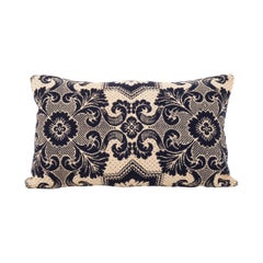 Pillowcase Made from a 19th C. American Linen Coverlet