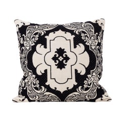 Pillowcase Made from a 19th C. American Linen Coverlet