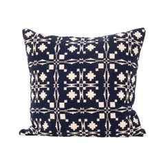 Pillowcase Made from a 19th C. American Linen Coverlet