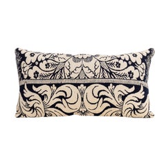 Pillowcase Made from a 19th C. American Linen Coverlet
