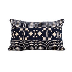 Pillowcase Made from a 19th C. American Linen Coverlet