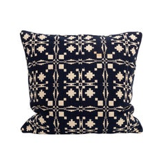 Pillowcase Made from a 19th C. American Linen Coverlet