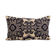 Pillowcase Made from a 19th C. American Linen Coverlet