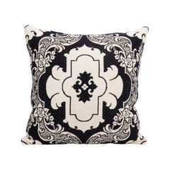 Pillowcase Made from a 19th C. American Linen Coverlet