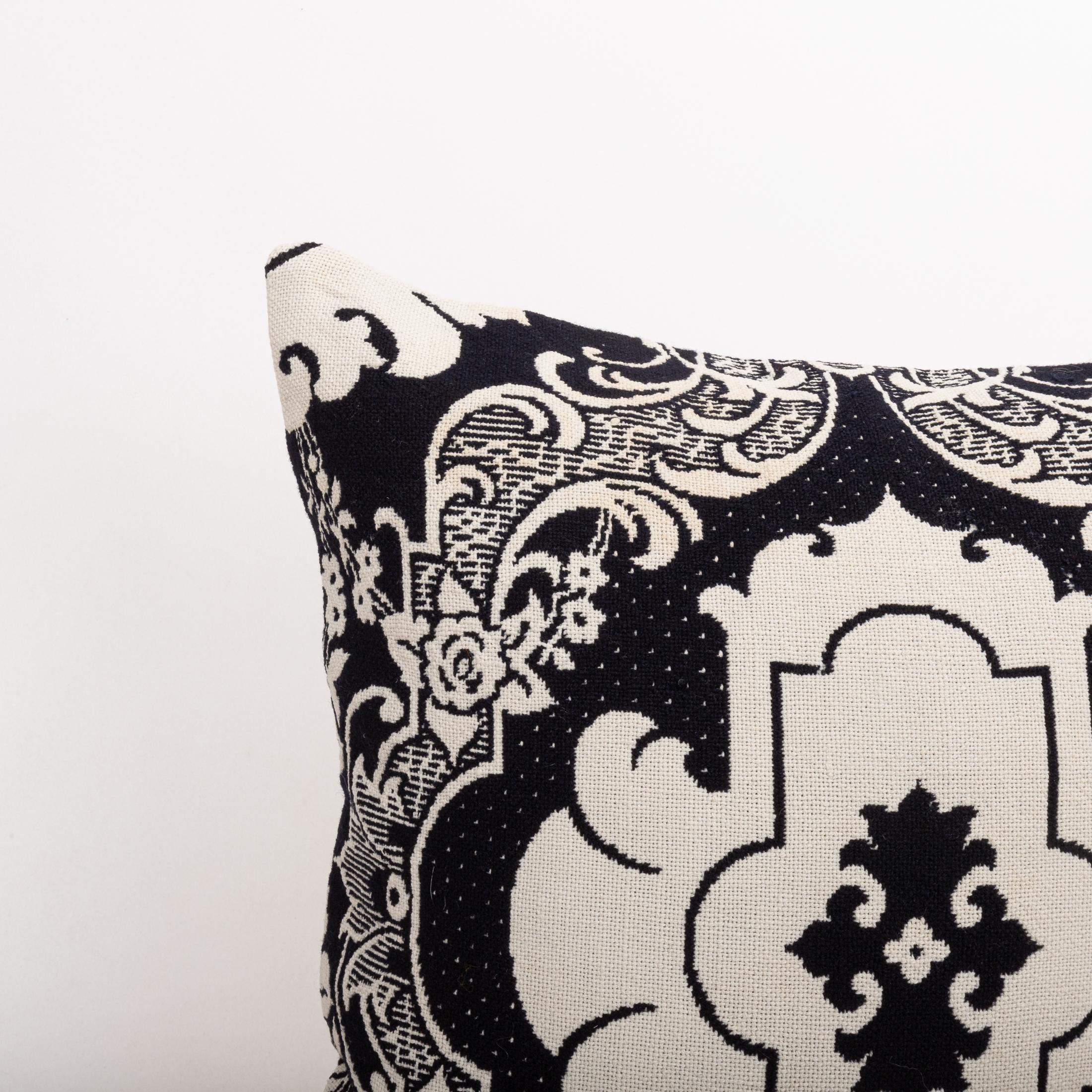 Funda de almohada hecha a partir de una colcha de lino americana del siglo XIX clásico estadounidense en venta