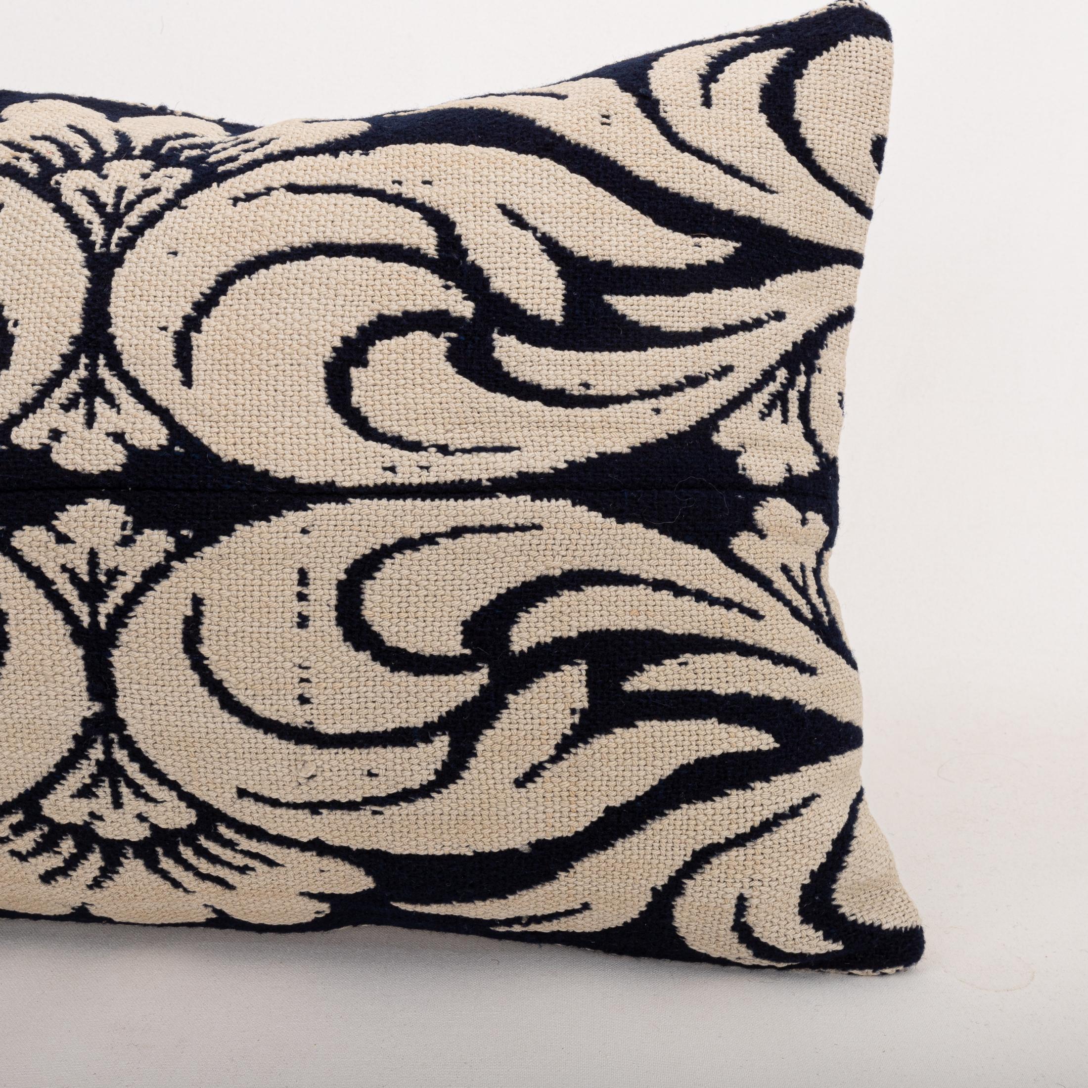 Funda de almohada hecha a partir de una colcha de lino americana del siglo XIX Estadounidense en venta