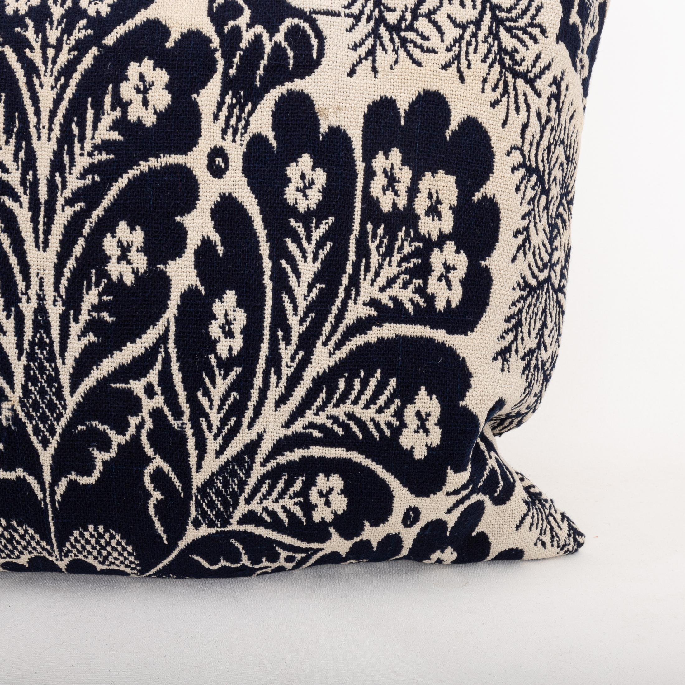 Funda de almohada hecha a partir de una colcha de lino americana del siglo XIX Estadounidense en venta