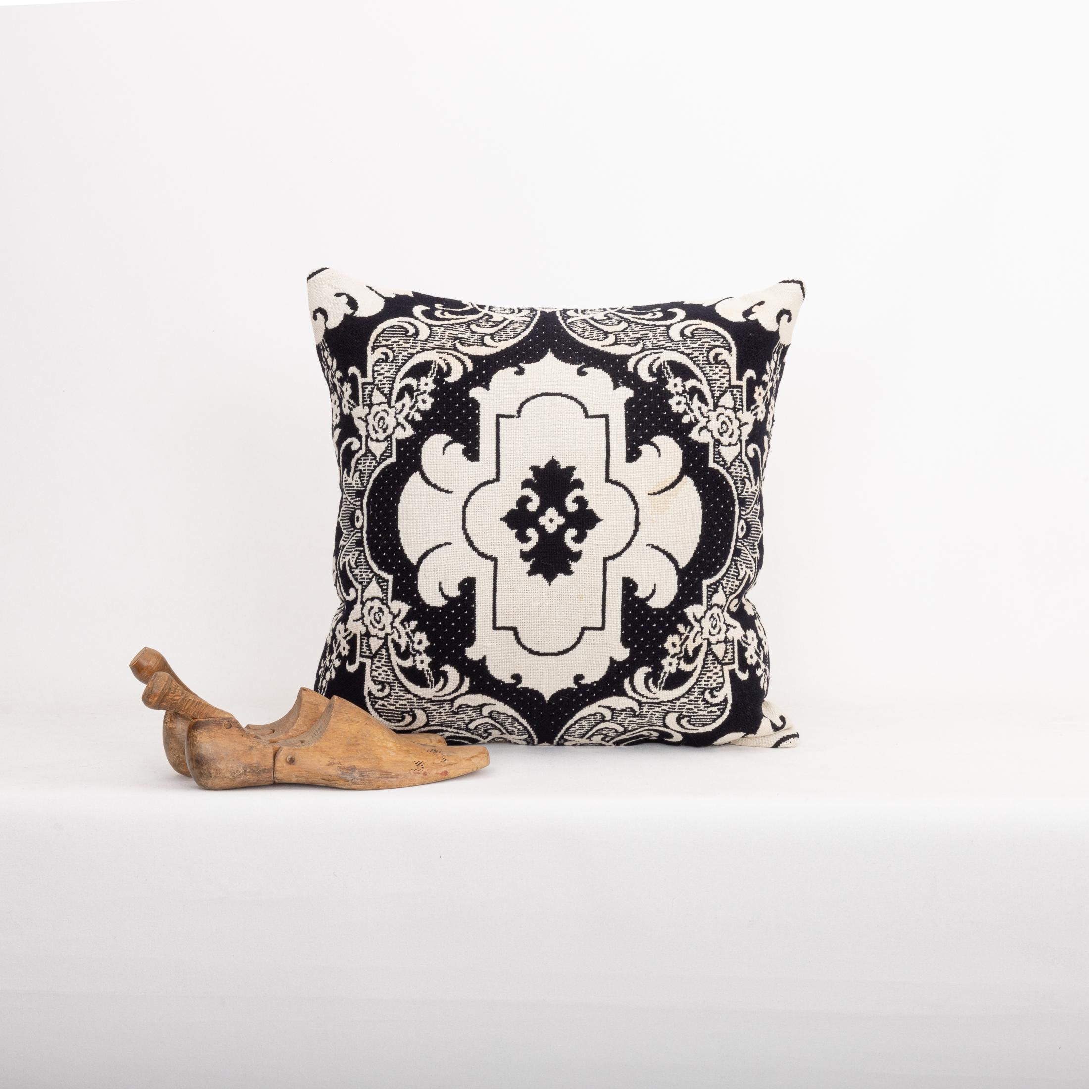 Funda de almohada hecha a partir de una colcha de lino americana del siglo XIX Tejido en venta
