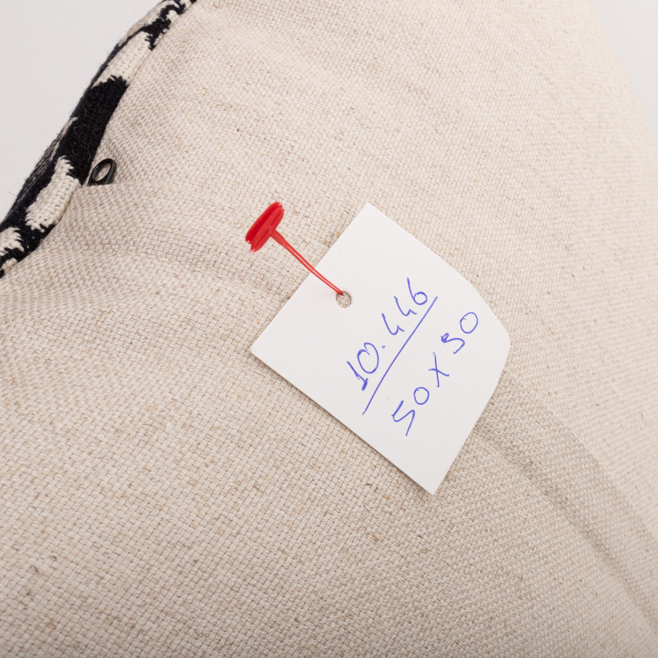 Funda de almohada hecha a partir de una colcha de lino americana del siglo XIX Lino en venta
