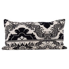 Funda de almohada hecha a partir de una colcha de lino americana del siglo XIX