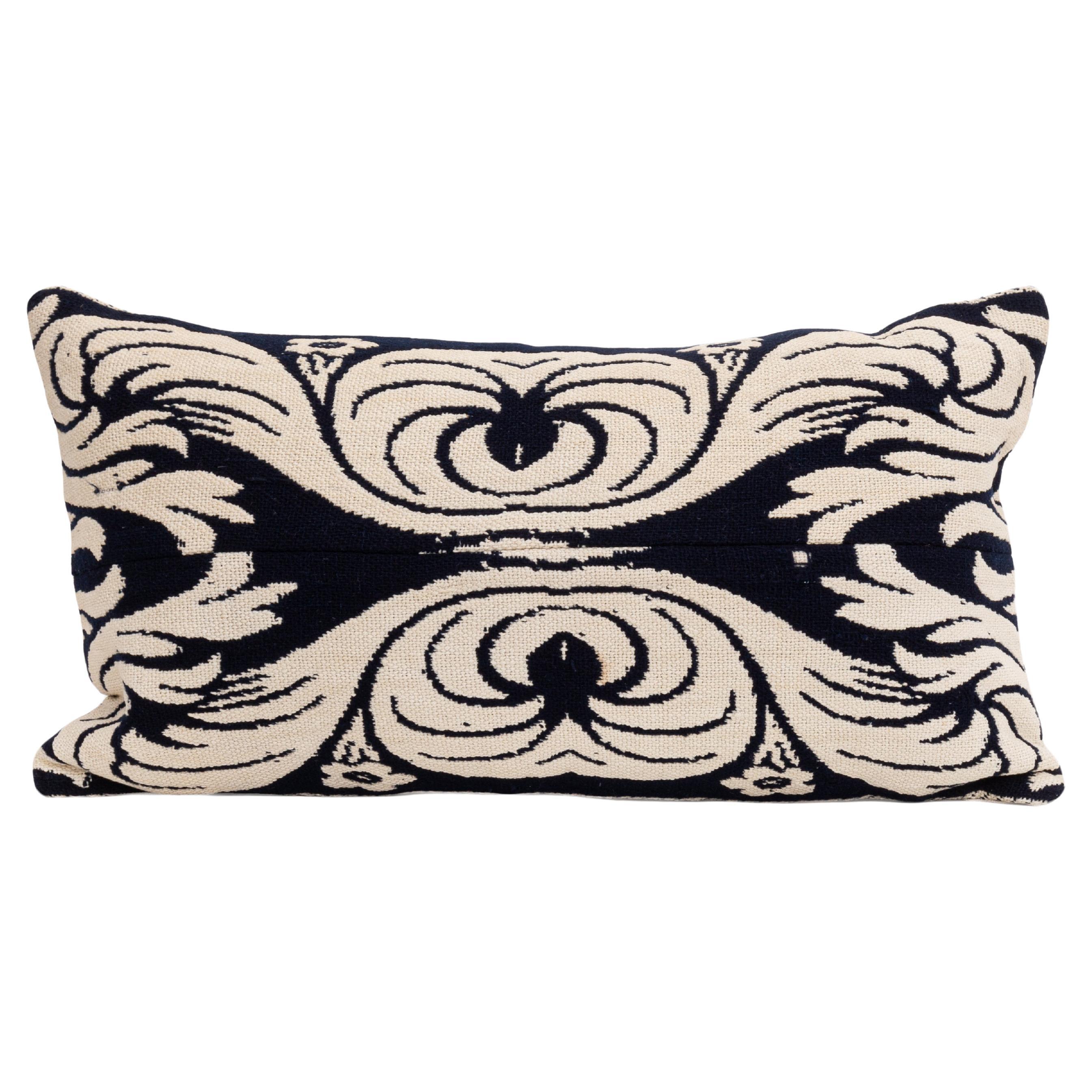 Pillowcase Made from a 19th C. American Linen Coverlet