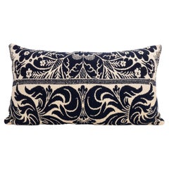 Antique Pillowcase Made from a 19th C. American Linen Coverlet
