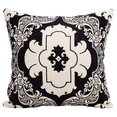 Antique Pillowcase Made from a 19th C. American Linen Coverlet