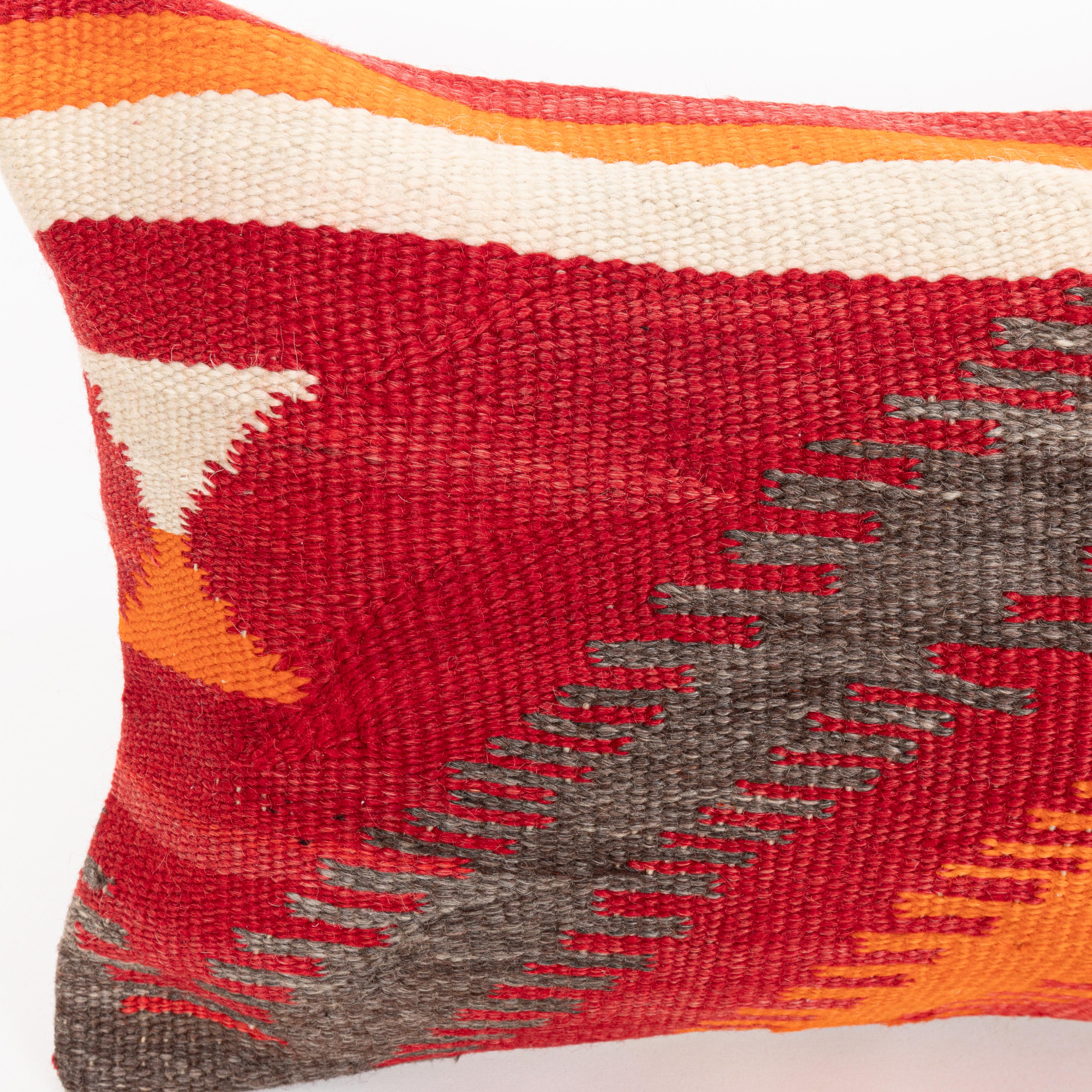 Hand-Woven Pillowcase Made from a 20th C. Navajo Weaving For Sale