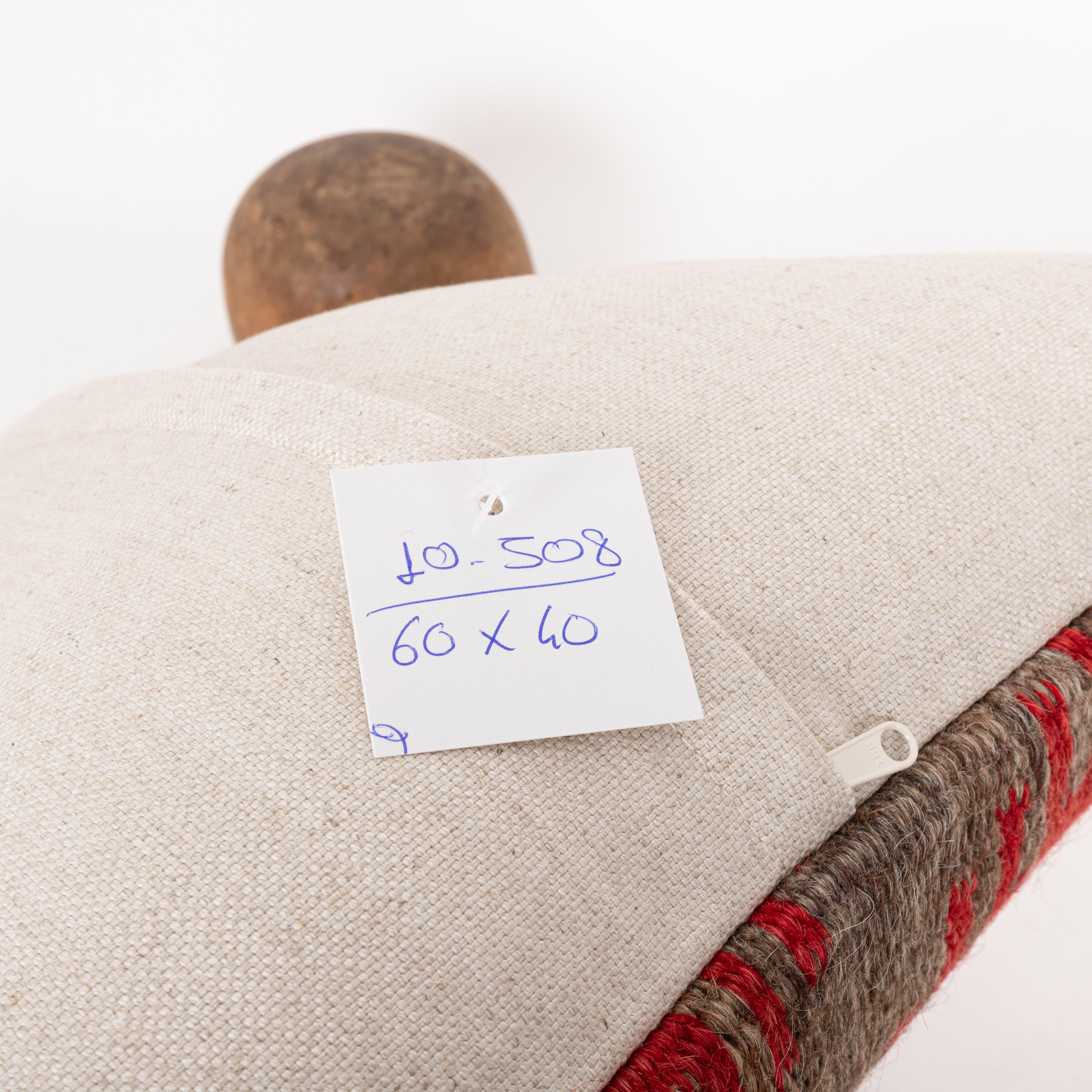 20th Century Pillowcase Made from a 20th C. Navajo Weaving For Sale