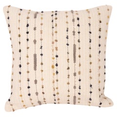 Coussin d'oreiller fabriqué à partir d'un Kilim en coton contemporain