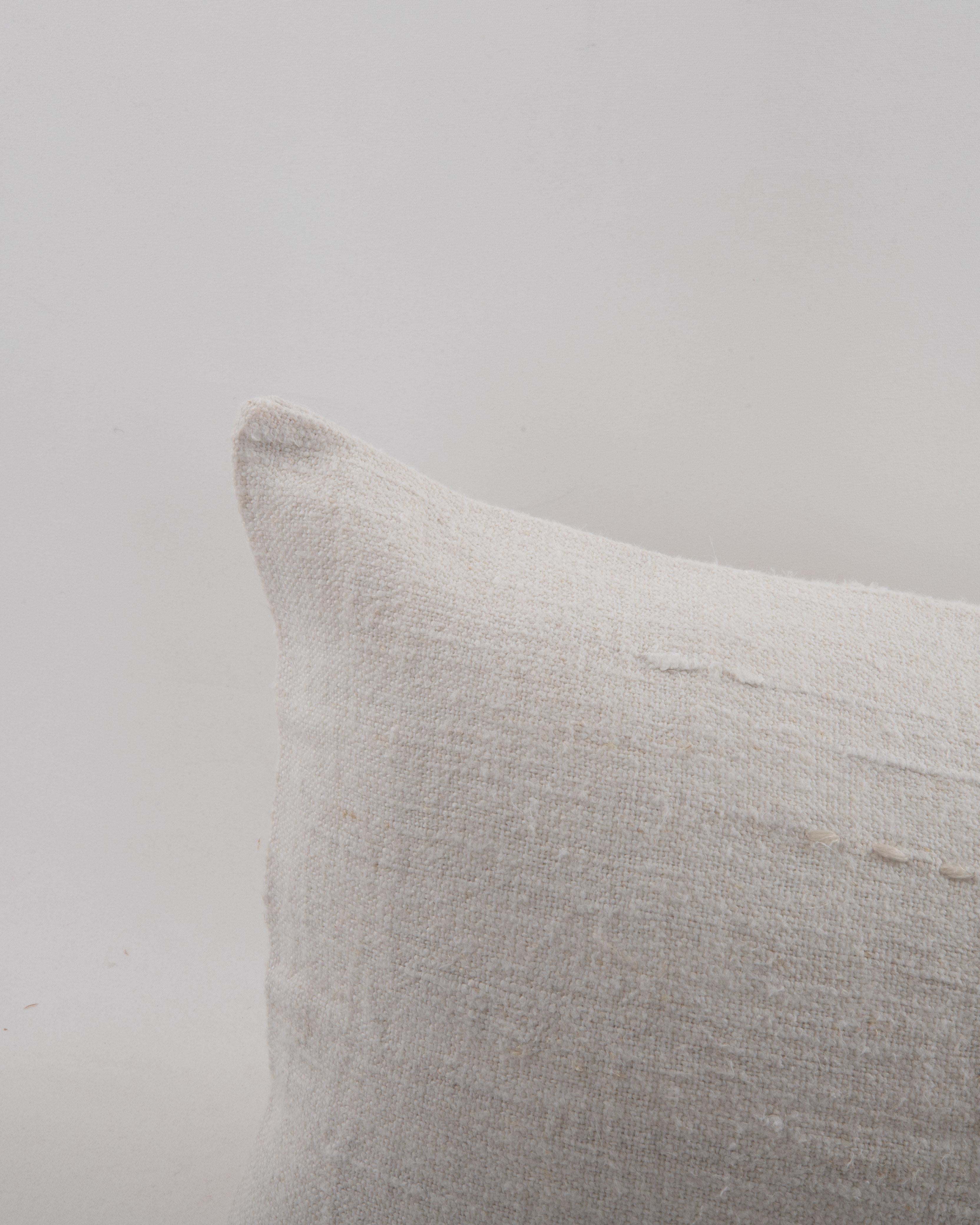 Turkish Pillowcase Made from a Contemporary Hemp Weaving For Sale