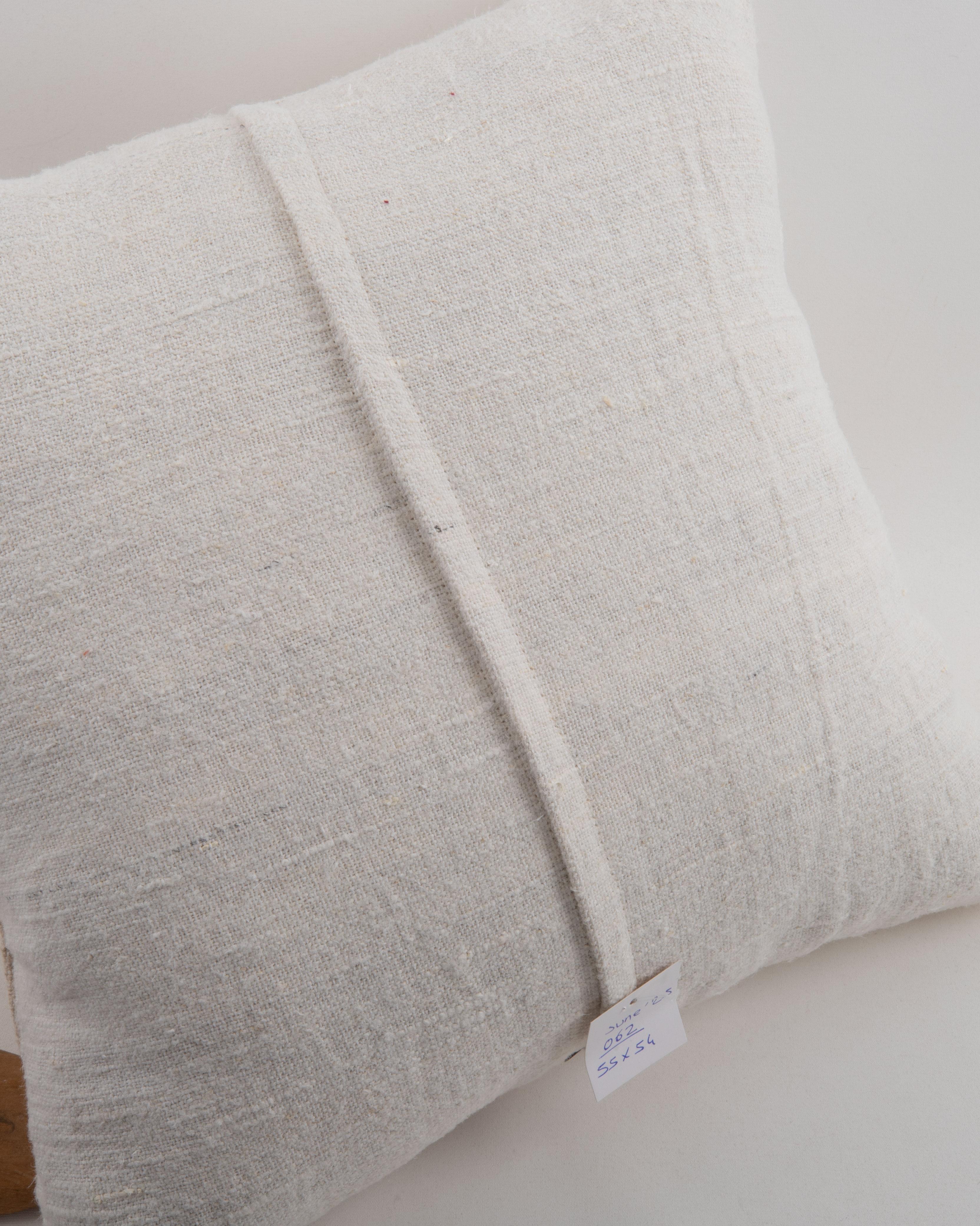 Turkish Pillowcase Made from a Contemporary Hemp Weaving For Sale