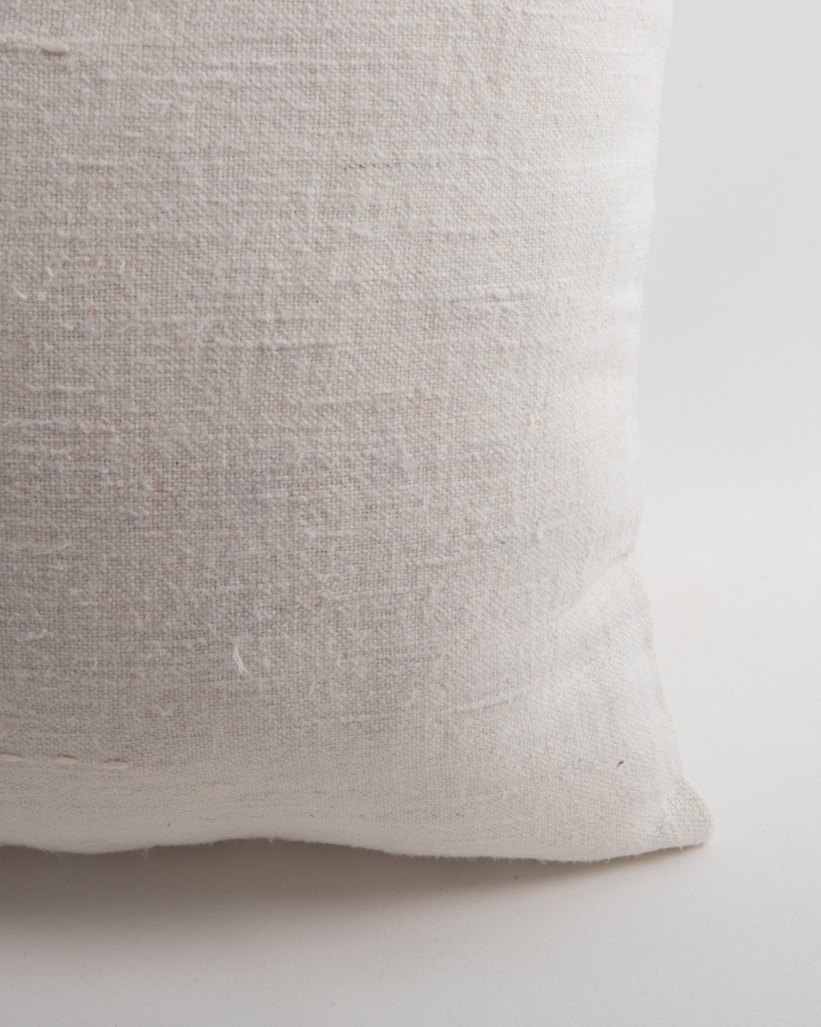 Turkish Pillowcase Made from a Contemporary Hemp Weaving For Sale
