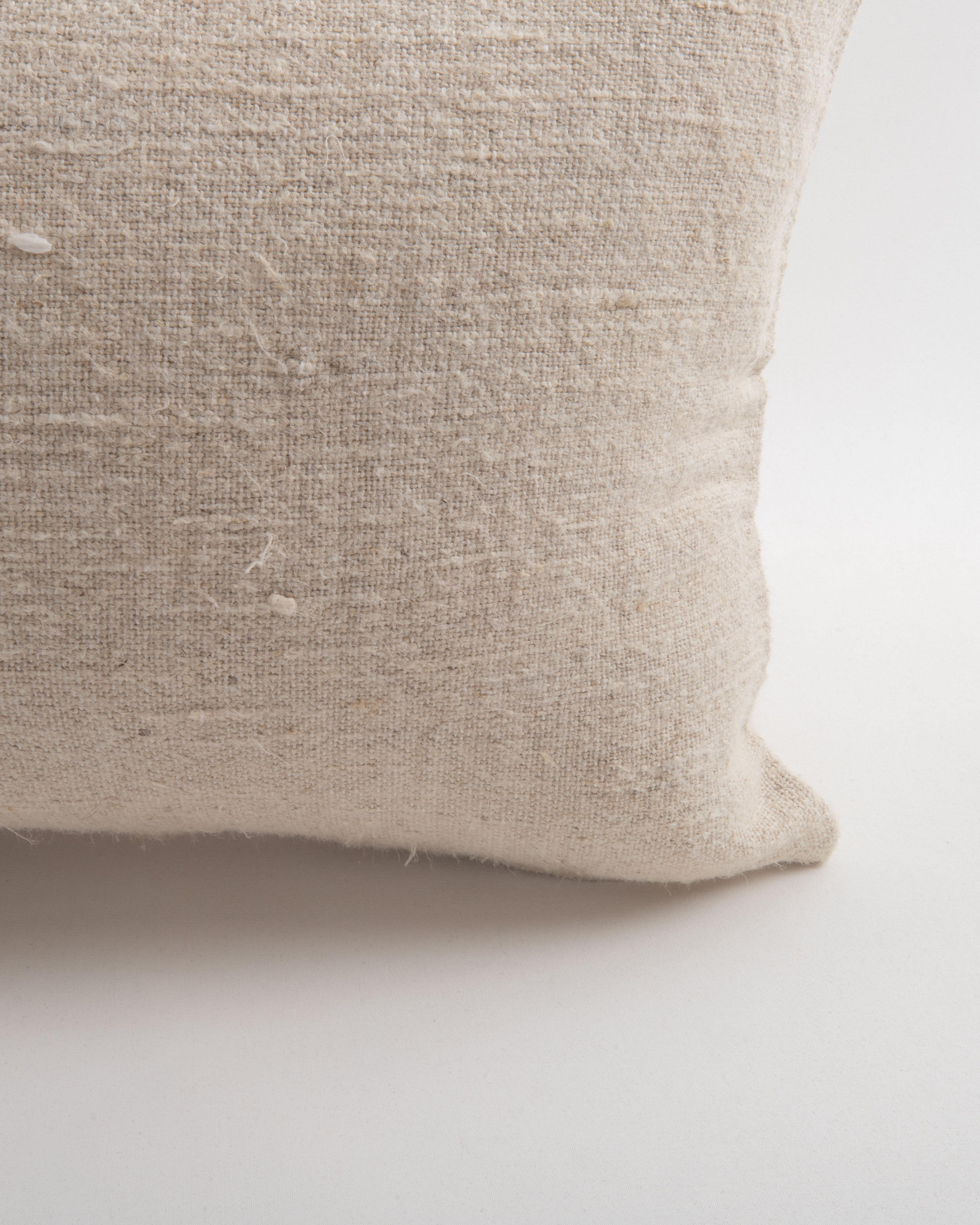 Turkish Pillowcase Made from a Contemporary Hemp Weaving For Sale