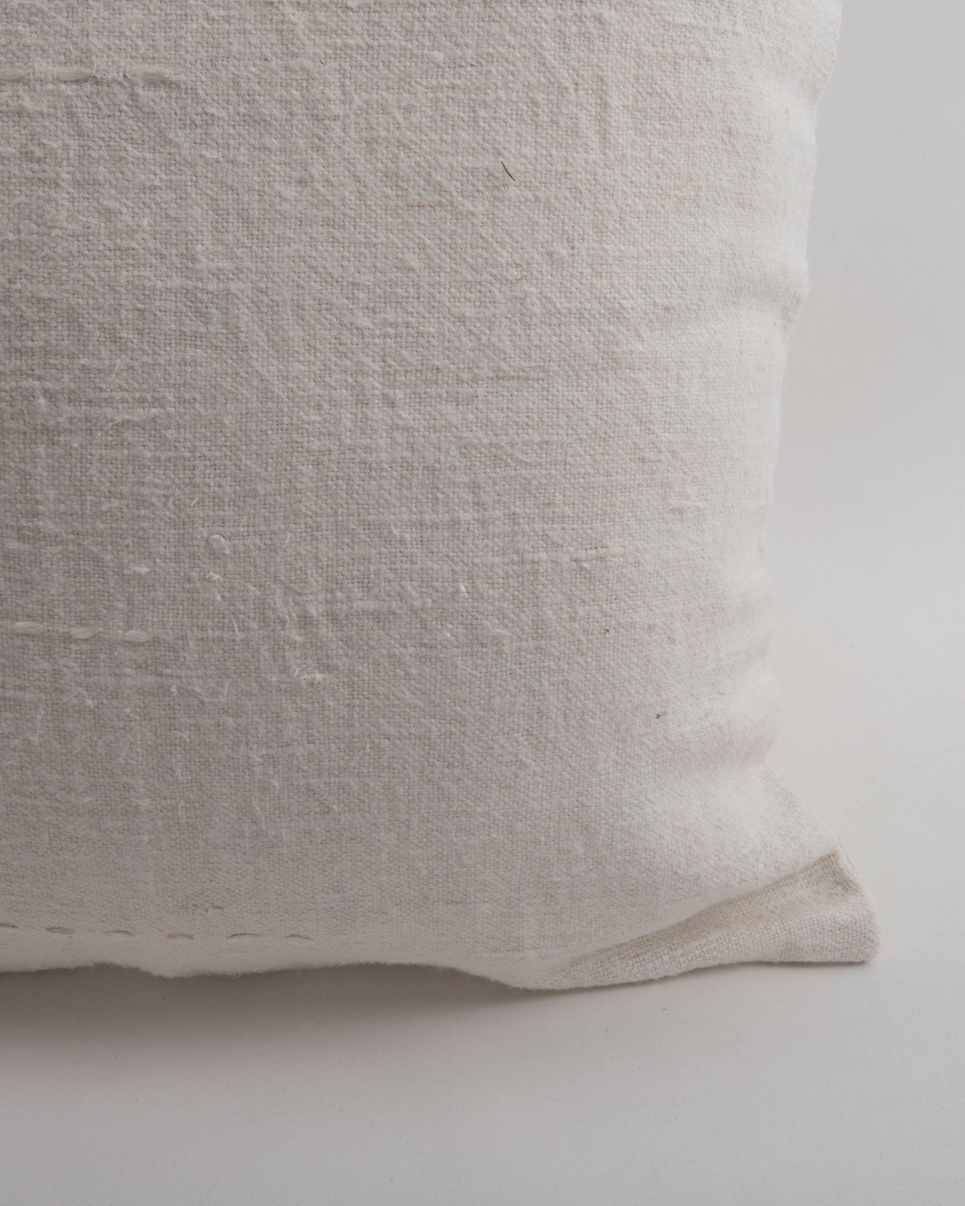 Turkish Pillowcase Made from a Contemporary Hemp Weaving For Sale