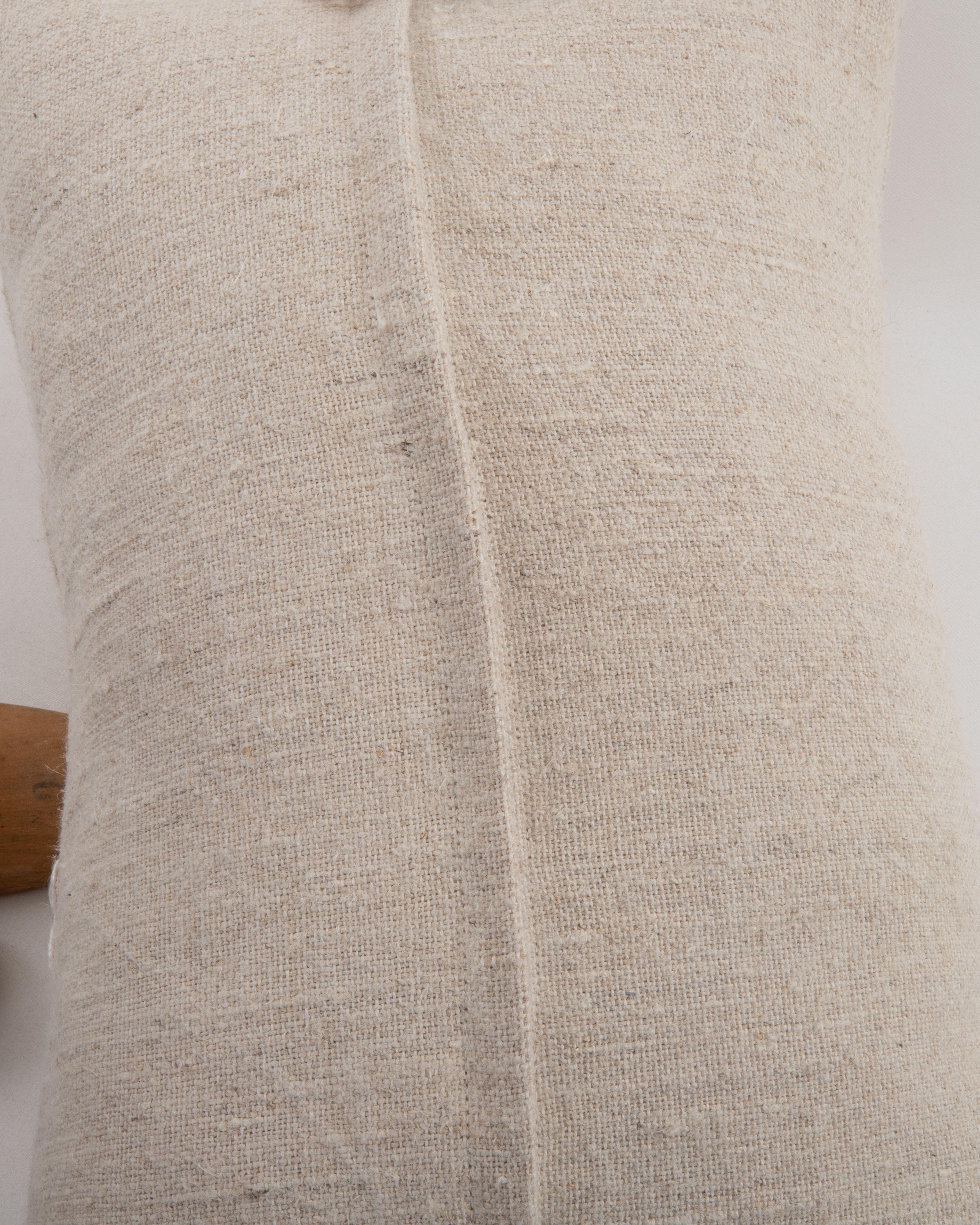 20th Century Pillowcase Made from a Contemporary Hemp Weaving For Sale