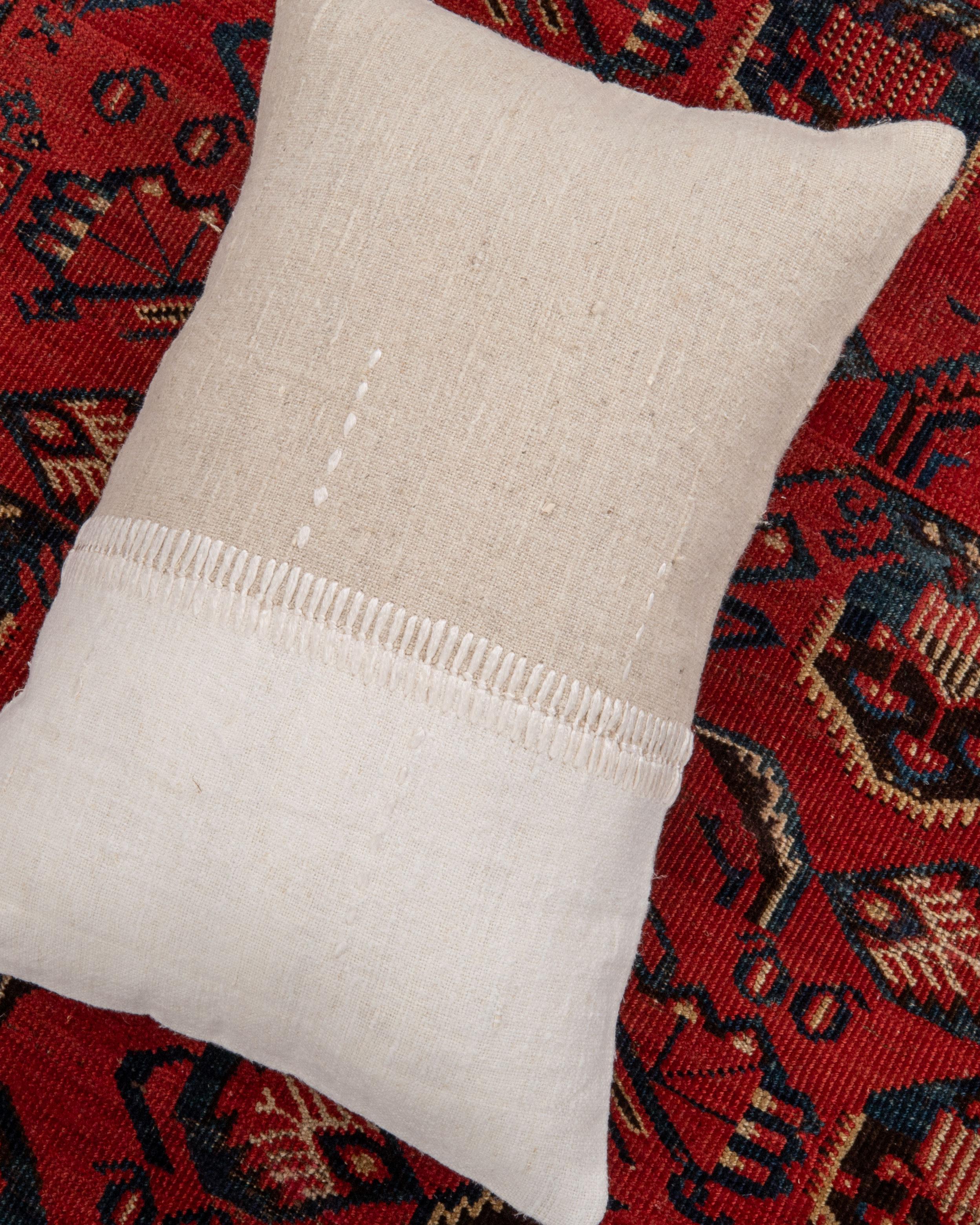 Pillowcase Made from a Contemporary Hemp Weaving For Sale 1