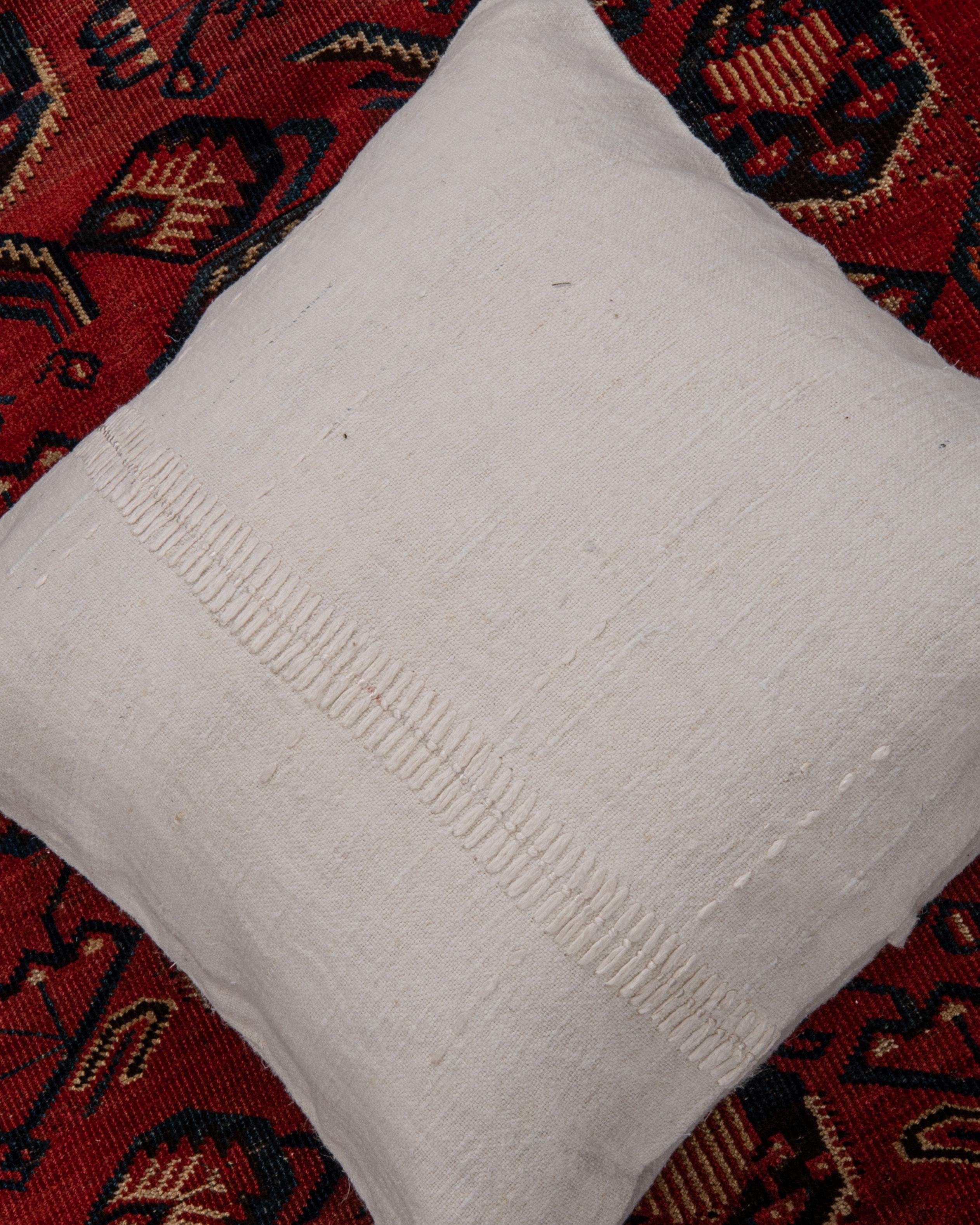 Pillowcase Made from a Contemporary Hemp Weaving For Sale 1