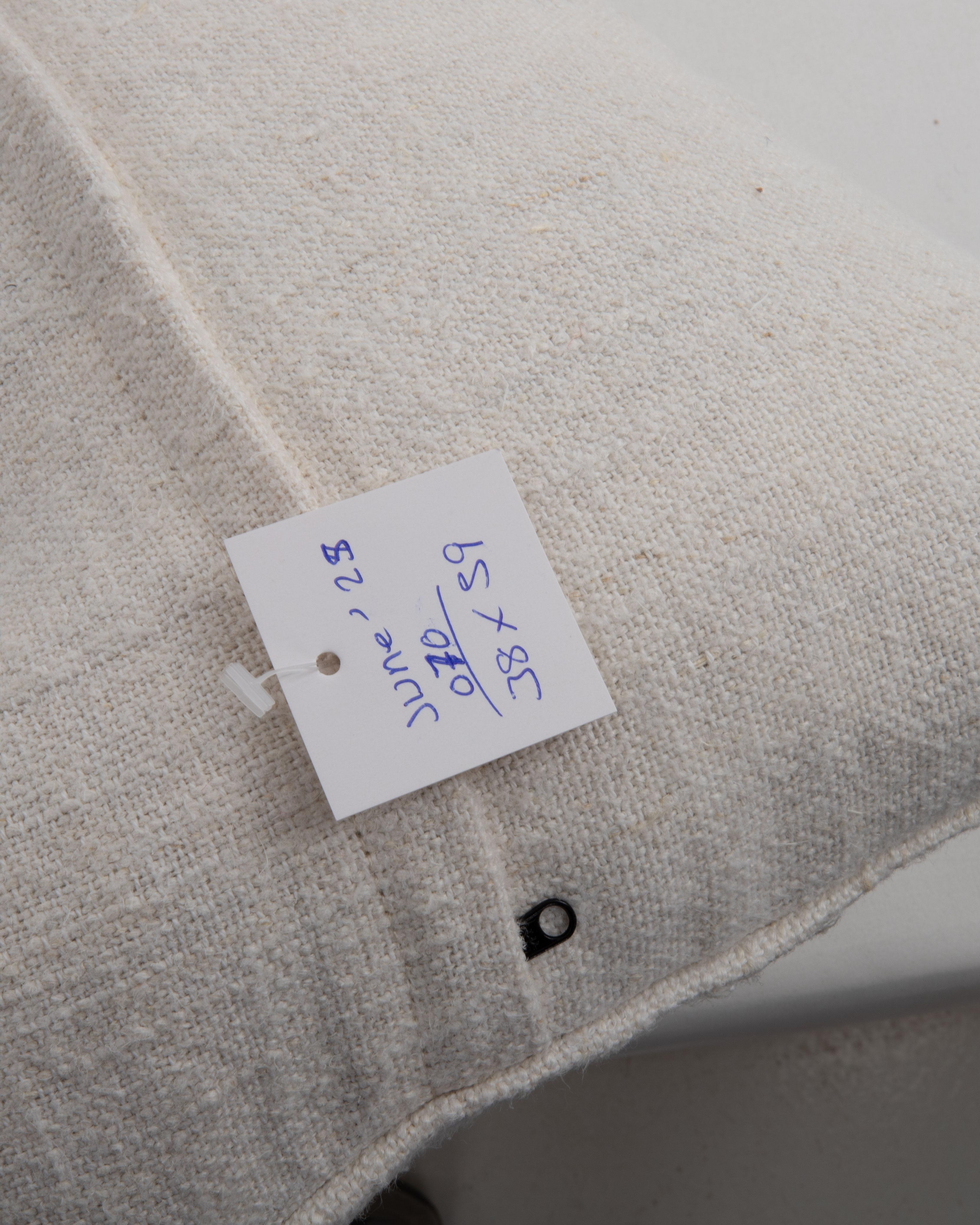 Pillowcase Made from a Contemporary Hemp Weaving For Sale 2