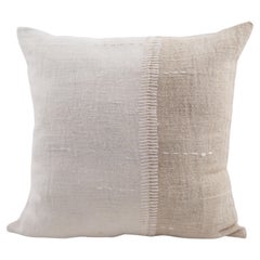 Pillowcase Made from a Contemporary Hemp Weaving