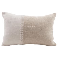 Pillowcase Made from a Contemporary Hemp Weaving