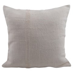 Pillowcase Made from a Contemporary Hemp Weaving