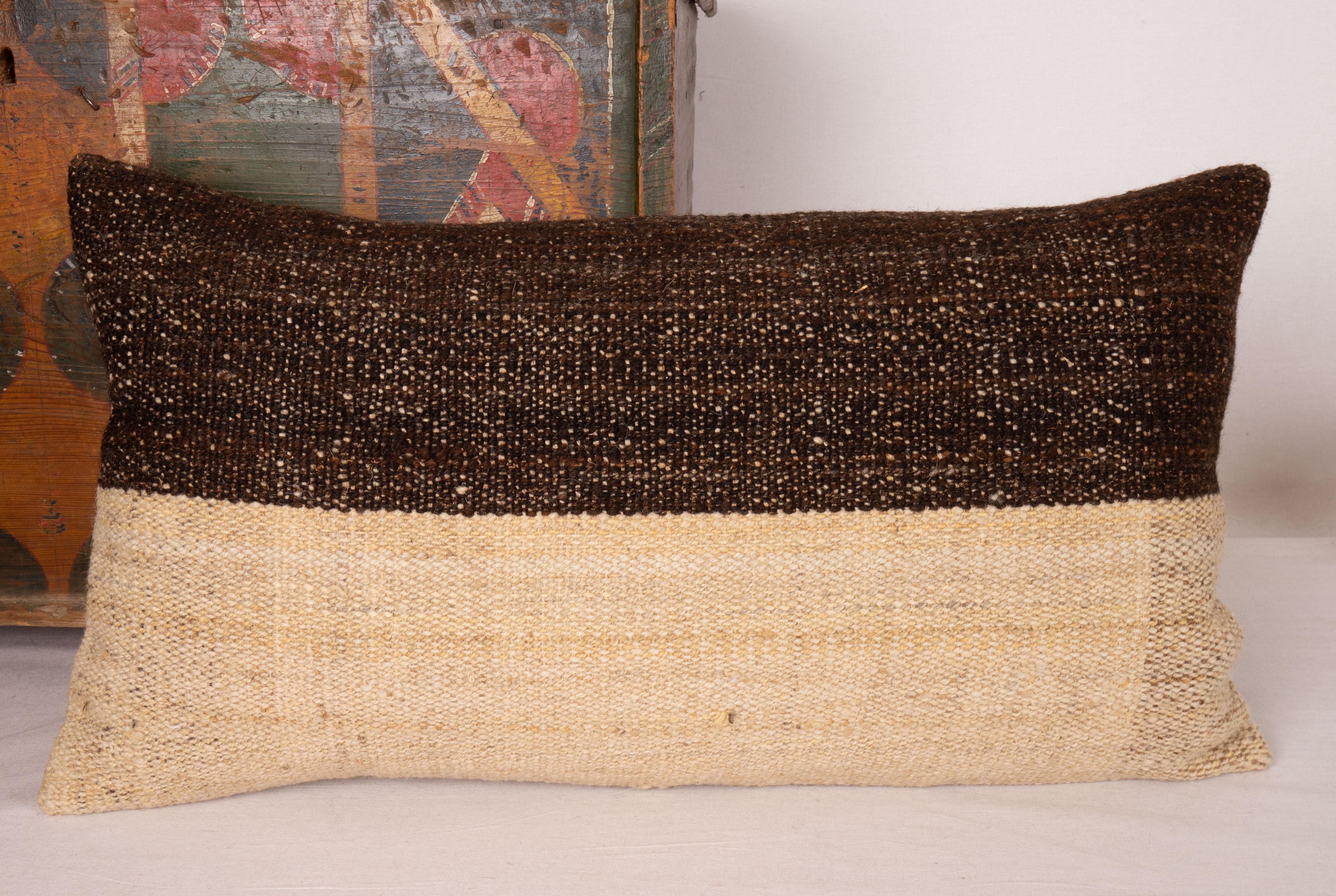 Pillowcase Made from a Contemporary Wool Kilim For Sale 1