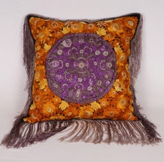Pillowcase Made from a Matyo Embroidery, Hungary, Early 20th C