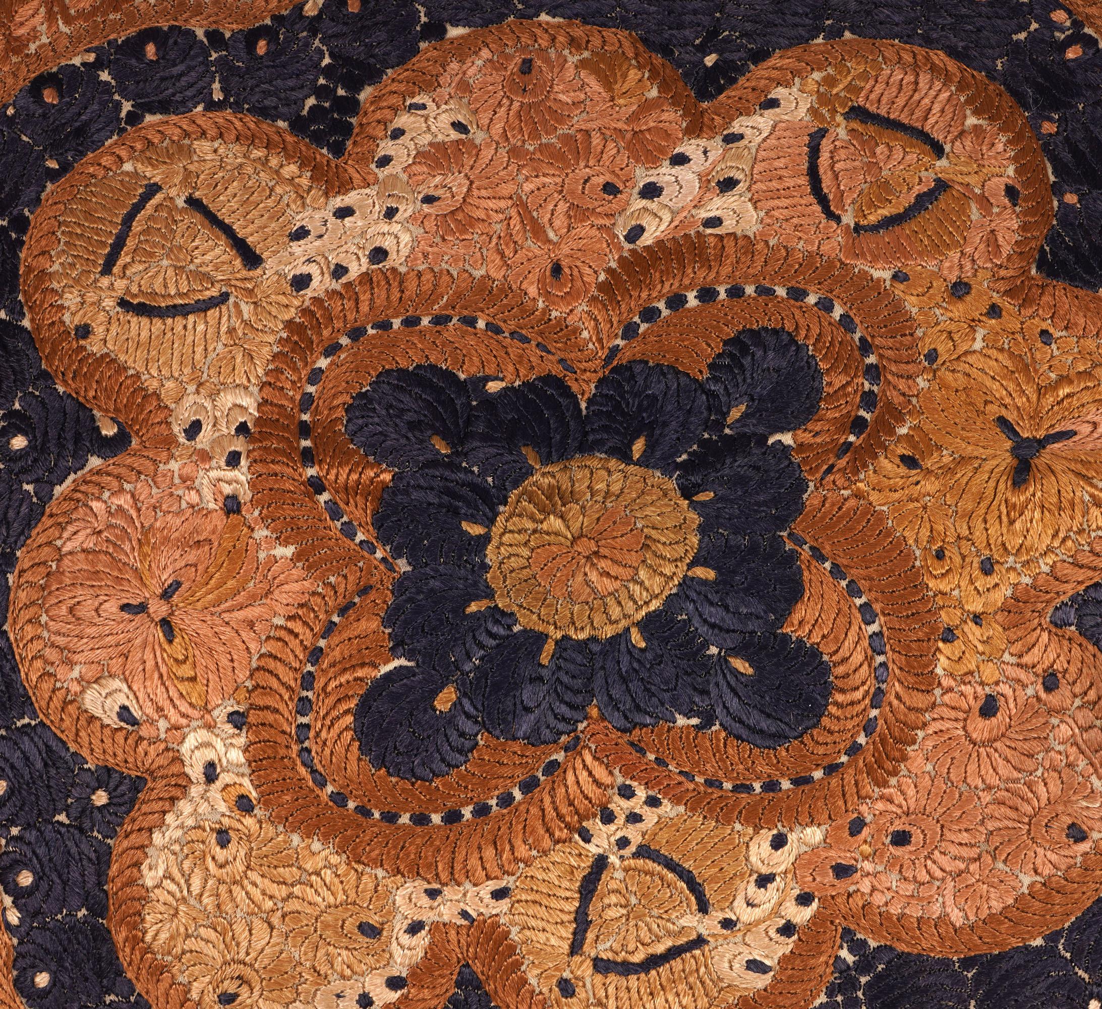 Hungarian Pillowcase Made from a Matyo Embroidery, Hungary, Early 20th C.