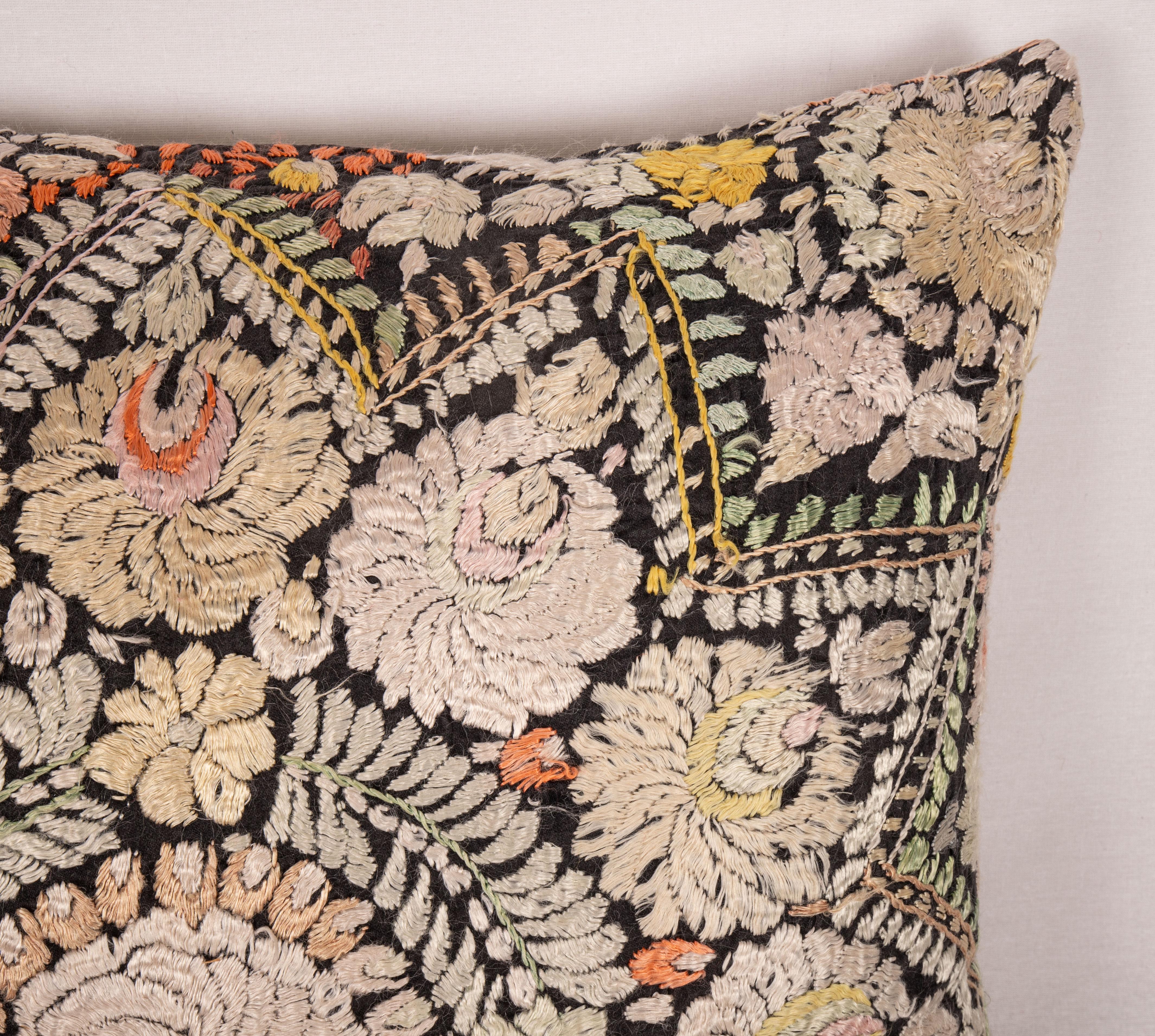 Hungarian Pillowcase made from a Matyo Embroidery, Hungary, early 20th C.