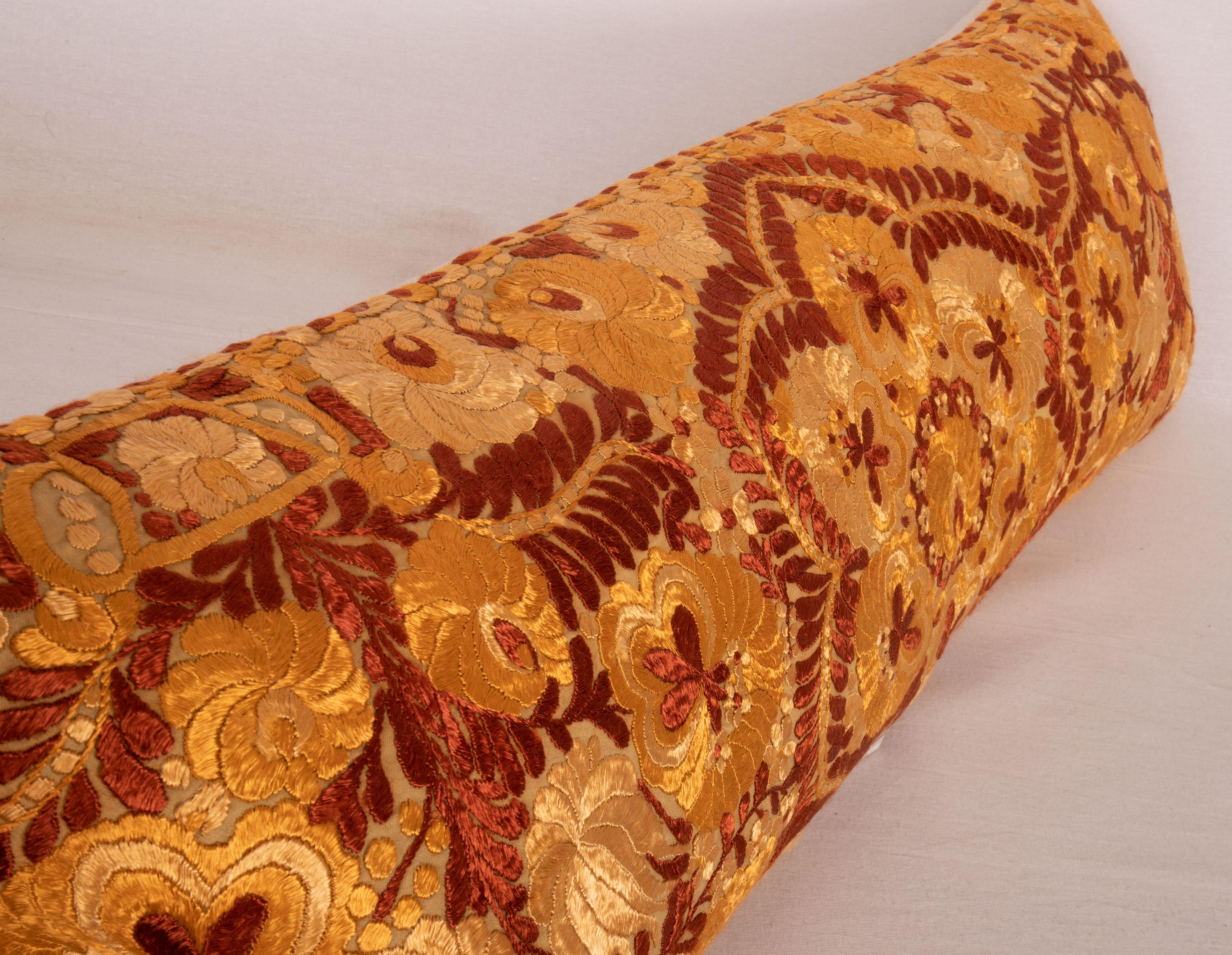 20th Century Pillowcase made from a Matyo Embroidery, Hungary, early 20th C. For Sale